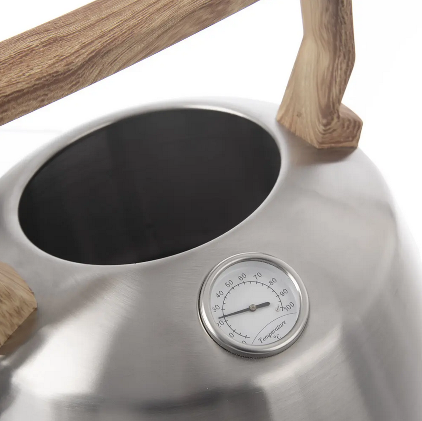 ČAJNÍK NEREZ 3,2L PÍŠŤALKA S TEPLOMEROM