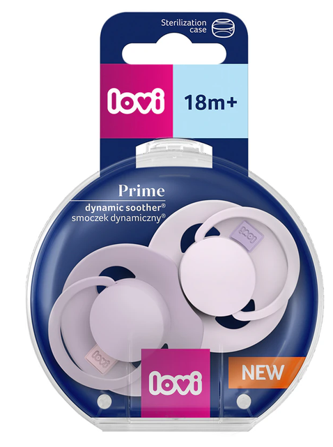 CANPOL LOVI CUMLÍK SILIKÓNOVÝ 18+M 2KS DYNAMICKY BABY LILAC, VIOLET