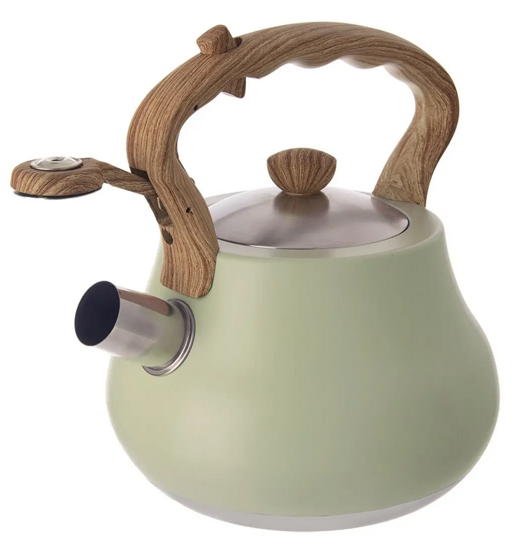 ČAJNÍK NEREEZ S PÍŠŤALKOU GREENISH 3L