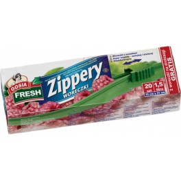 GOSIA SÁČKY ZIPPERY 1,5 L 15 KS