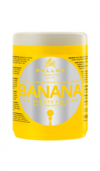KALLOS BANANA MASKA NA VLASY S MULTIVITAMÍNOVÝM KOMPLEXOM 1000 ML