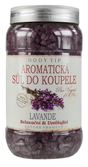 BODY TIP AROMATICKÁ SOĽ DO KÚPEĽA LEVANDUĽA 1200 G