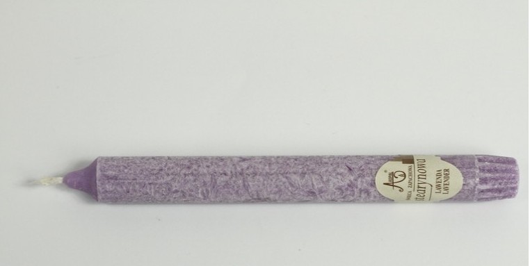 SVIEČKA STEARIN LAVENDER 1 KS