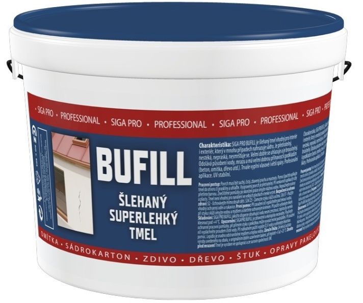 Siga Pro Bufill šľahaný ľahký tmel biely, 500 ml